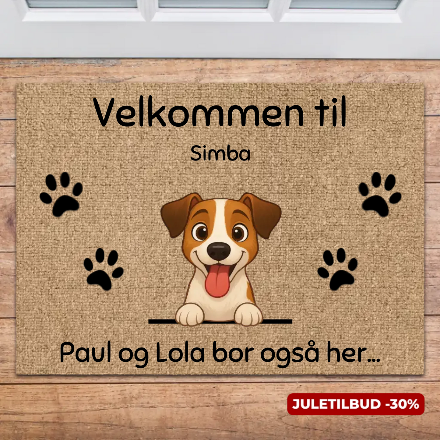 Felpudo de puerta personalizado